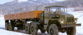 Классические серийные седельные тягачи на базе Урал-4320