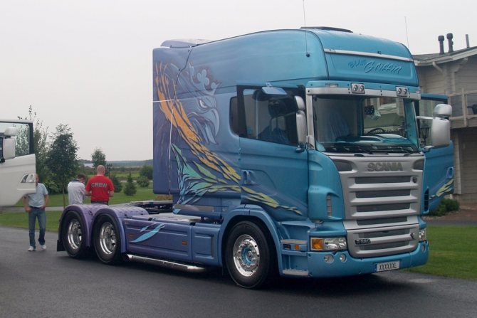 Магистральный грузовик Scania Longline