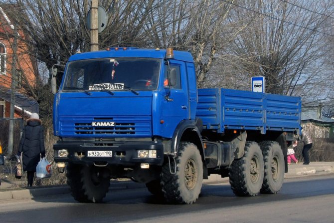 Модификации КамАЗ-43114 и их габаритные размеры