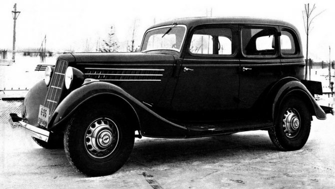 На фото: ГАЗ М1 Предсерийный '1934