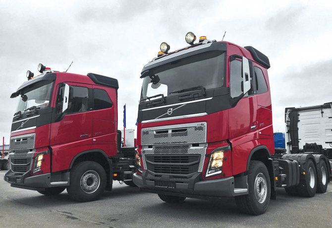 Необычные грузовики Volvo: шедевры из железа