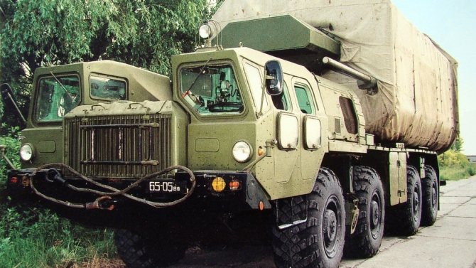 Оборудование установочной спецмашины ТУАН на шасси МАЗ-543А