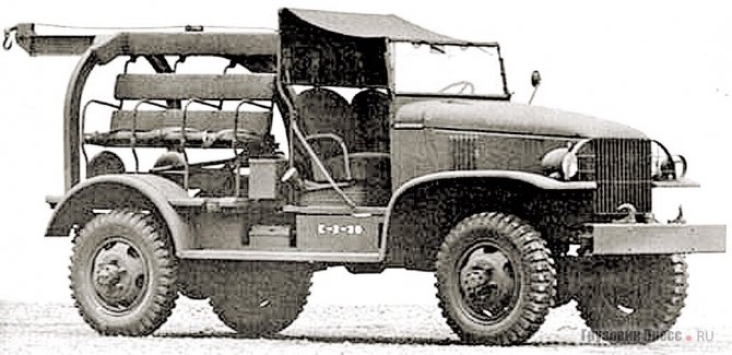 Погрузчик авиабомб Chevrolet NQ-G-7128 (M6 Bomb Service Truck). 1942 г.