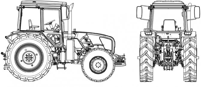 Трактор 1021
